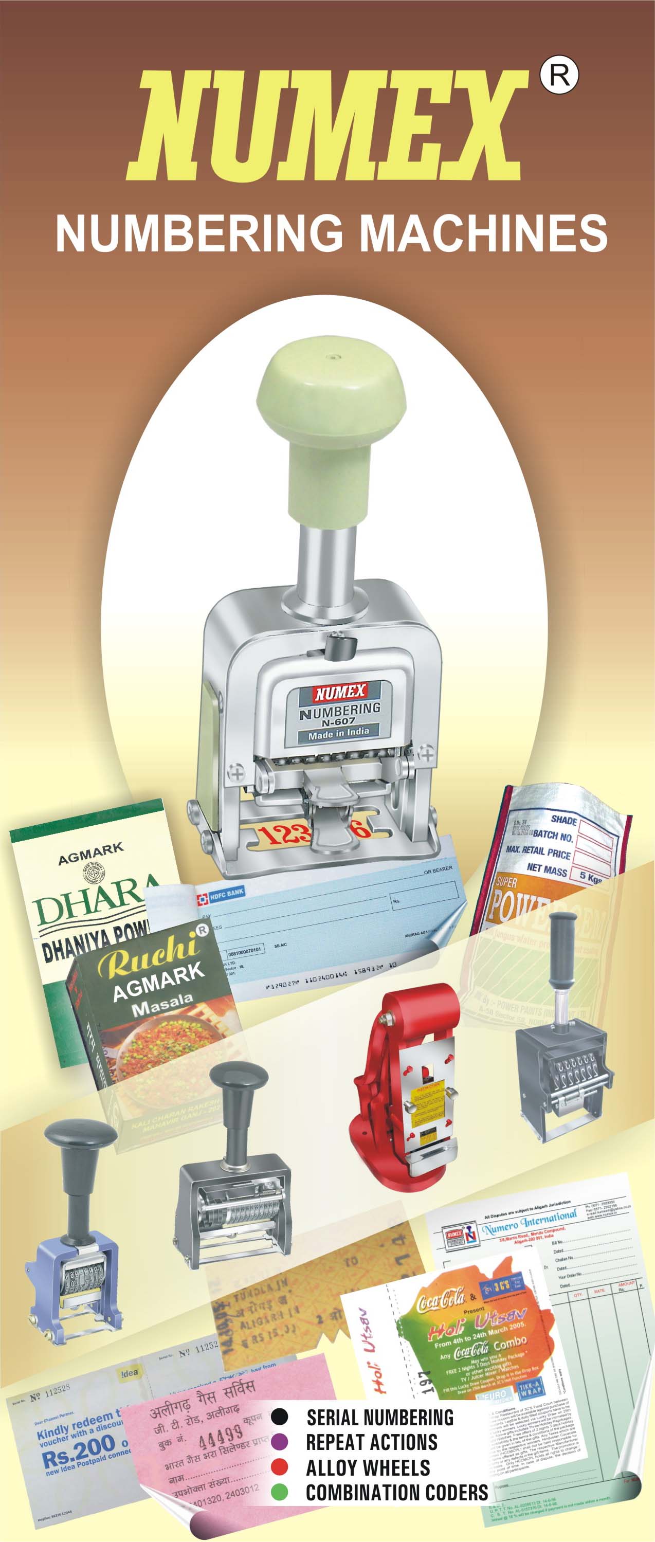 Click For: Numex Hand Numbering Machines